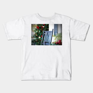 Christmas On The Porch Kids T-Shirt